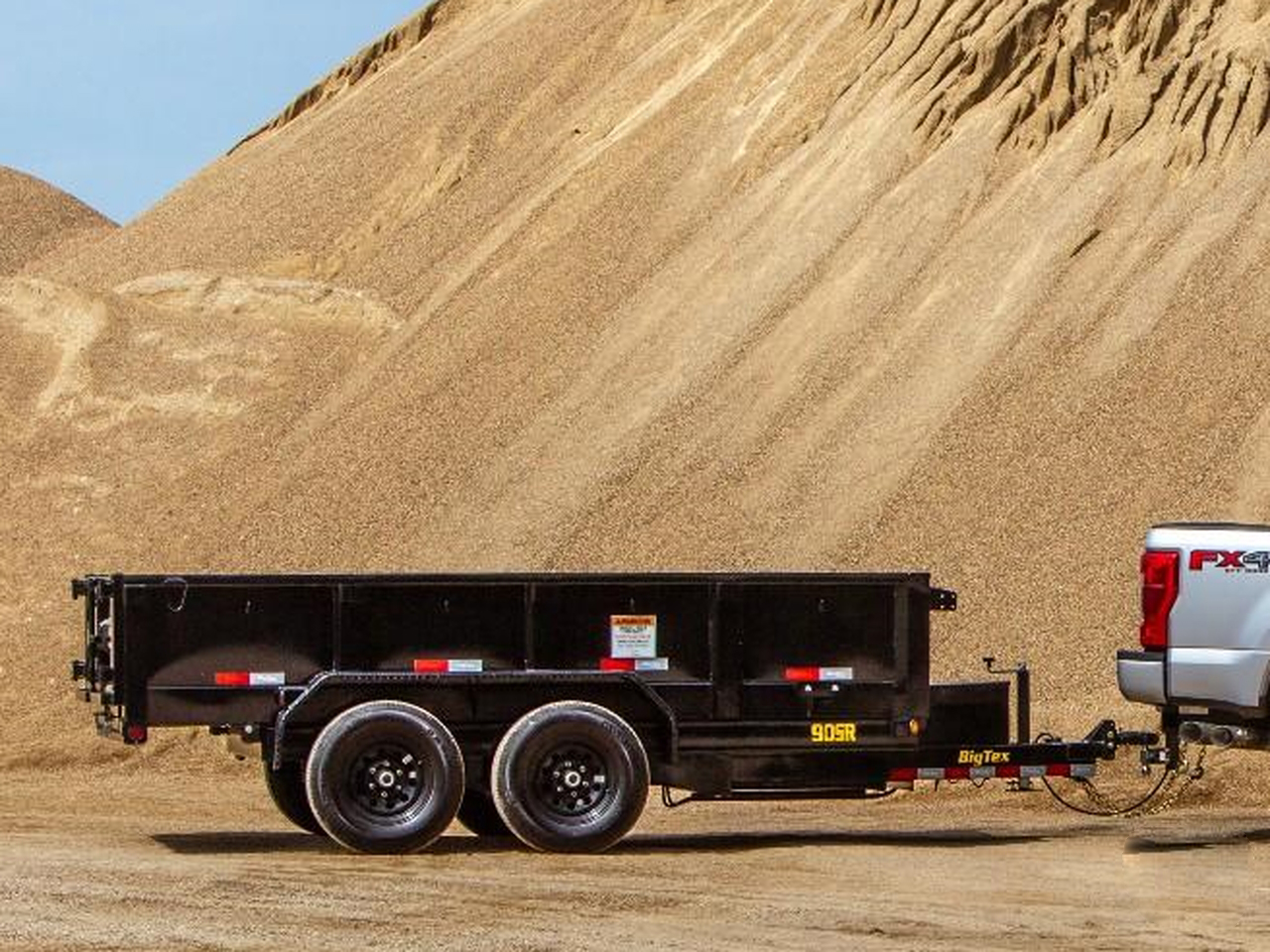 ON SALE - Big Tex 6x10 10K Dump Trailer Tandem Axle Single Ram 90SR